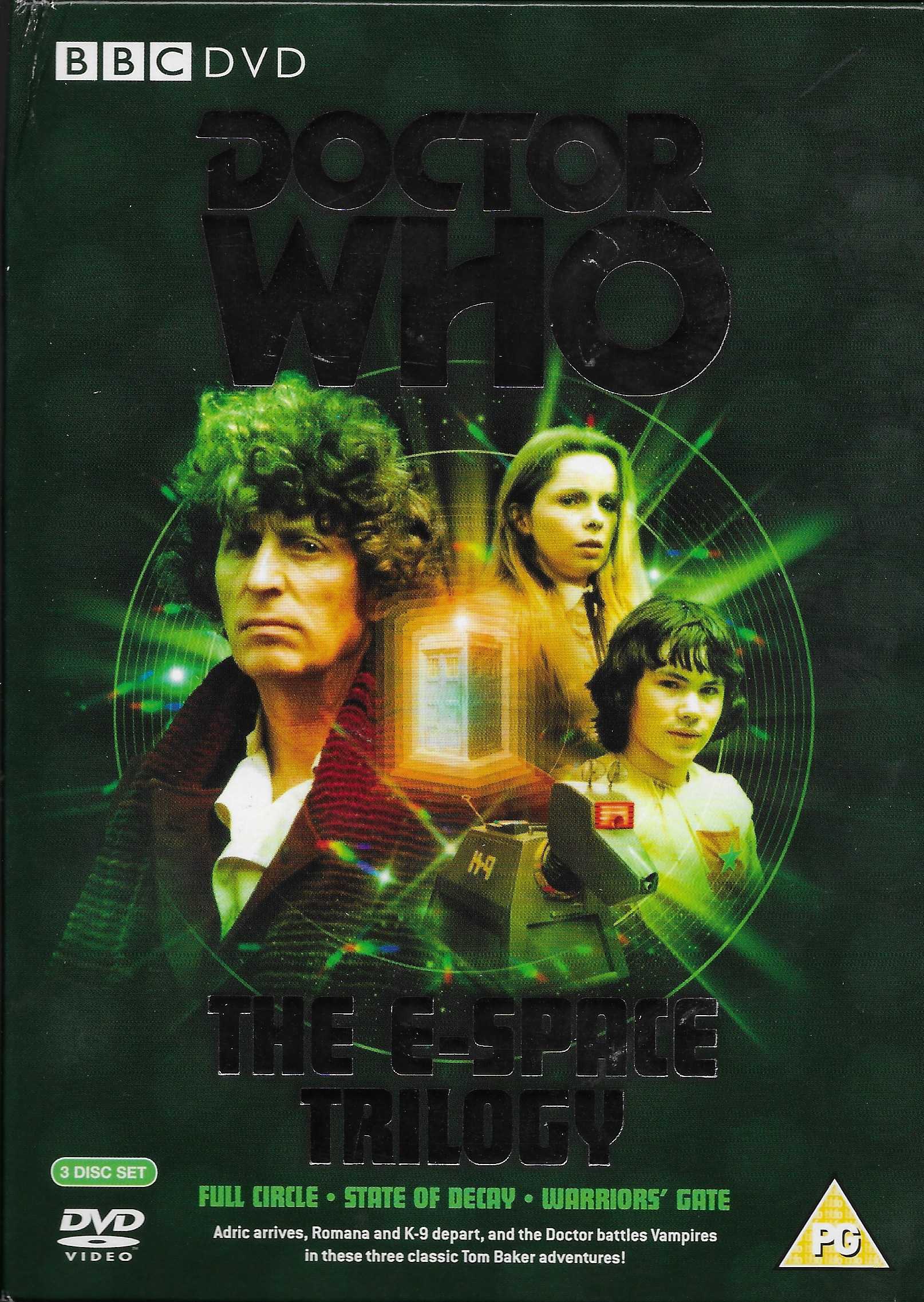 Picture of BBCDVD 1835 Doctor Who - The e-Space trilogy by artist Andrew Smith / Terrence Dicks / Steve Gallagher from the BBC records and Tapes library